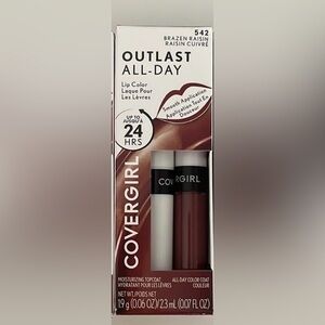 COVERGIRL Outlast All-Day Lip Color - Brazen Raisin and Clear